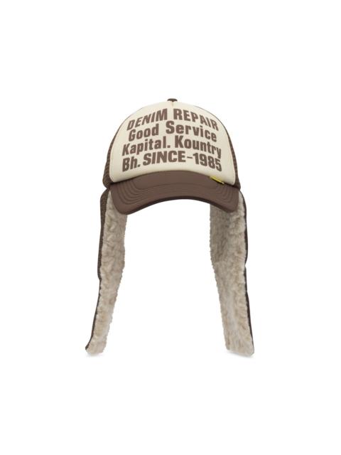 Kapital print flap hat