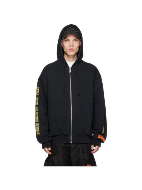 Heron Preston Black Sponsor Hoodie