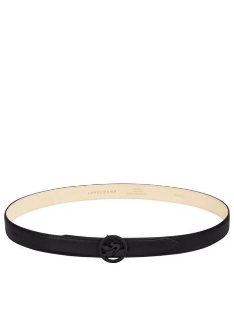 Longchamp Box-Trot Ladies' belt Black - Leather