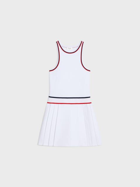 Athletic viscose dress with underwire