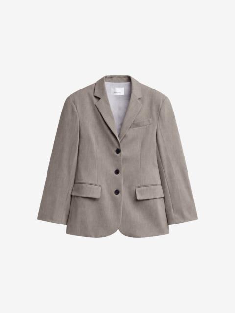 The Frankie Shop Mirbel Cinched Blazer - Taupe