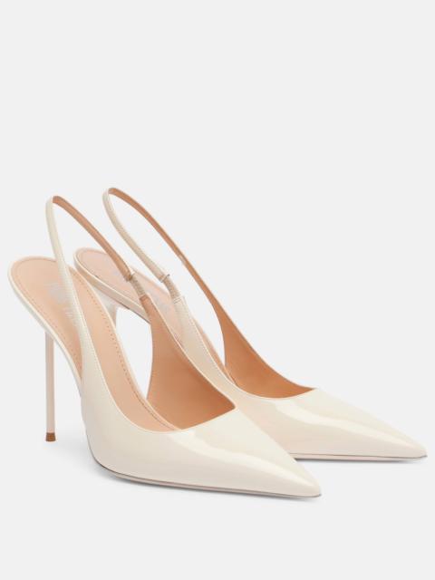 PARIS TEXAS Bridal Lidia 105 patent leather slingback pumps