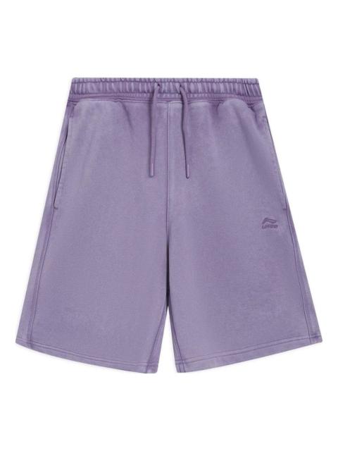 Li-Ning Li-Ning Embroidered Shorts 'Purple' AKSS315-7