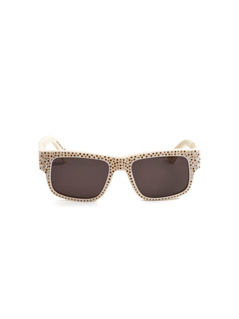 Marni swarovski rectangle sunglasses