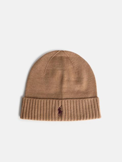 Polo Ralph Lauren BEIGE WOOL BEANIE