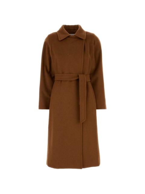 Max Mara Manuela belted camel hair coat