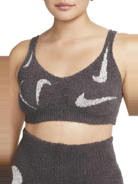 Cozy Knit Bralette in Medium Ash/Light Ore Brown