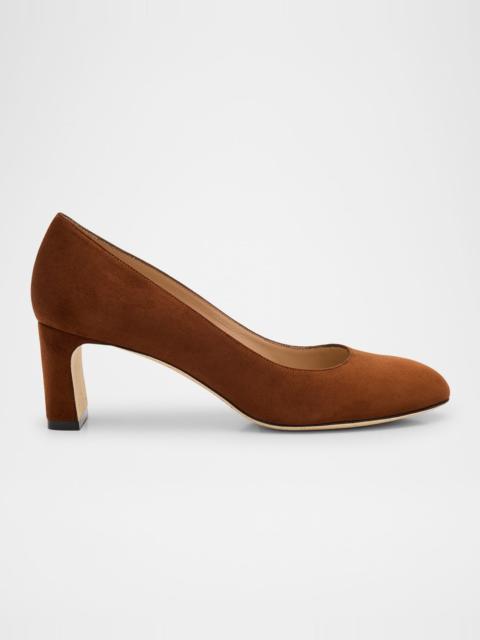 Stuart Weitzman Babette Suede Pumps