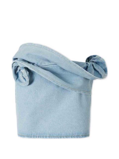 MAGDA BUTRYM floral-appliqué skirt