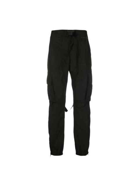 Off-White Off-White Straight-leg Cargo Trousers 'Black' OMCF031C99FAB0021010