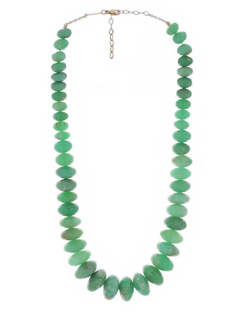 JACQUIE AICHE Chrysoprase Graduated Beaded Necklace