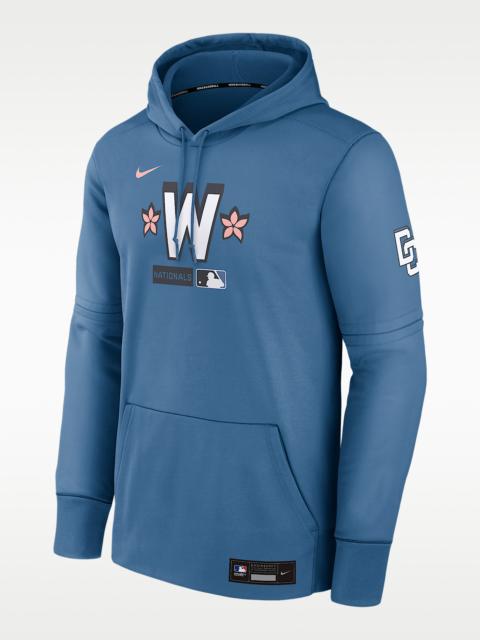 Nike Washington Nationals Authentic Collection City Connect Men's Nike Therma MLB Pullover Hoodie
