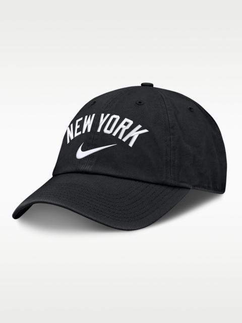 Nike New York Yankees Primetime Club Men's Nike MLB Unstructured Adjustable Hat