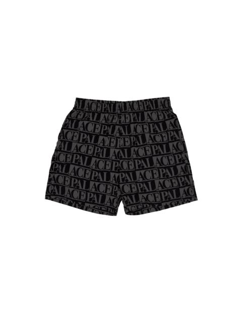 PALACE DOMINO PRINT SWIM SHORTS BLACK