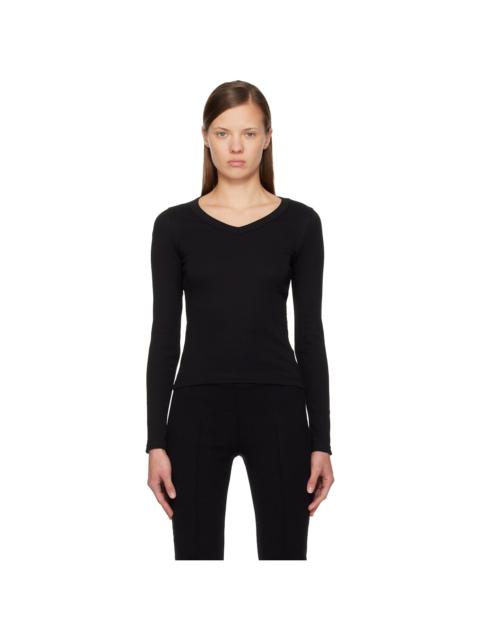 FLORE FLORE Black Jill Longsleeve T-shirt