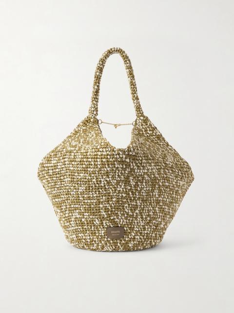 KHAITE Lotus Medium Two-tone Woven Tote
