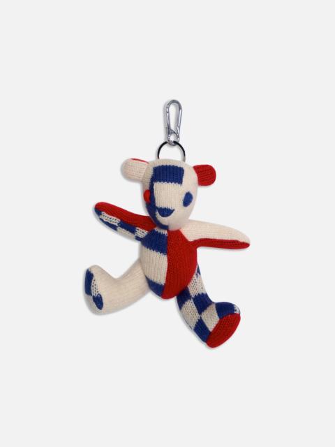 The Elder Statesman TES TEDDY BEAR KEYCHAIN CHARM