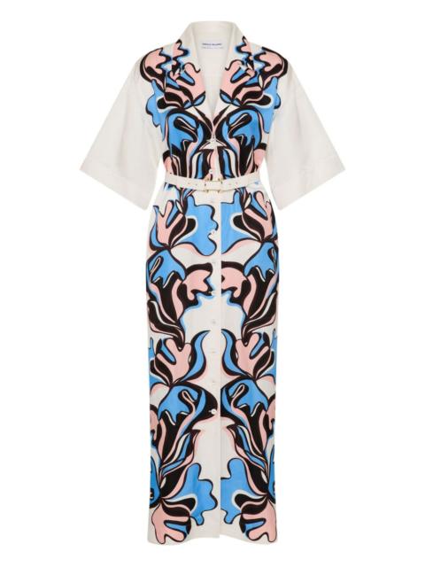 REBECCA VALLANCE Barbados Breeze buttoned midi dress