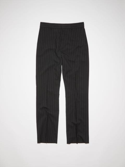 Acne Studios Tailored wool blend trousers - Black/grey