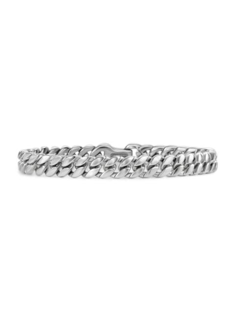 DAVID YURMAN Men's Curb Chain Bracelet in Platinum, 8MM - Silver