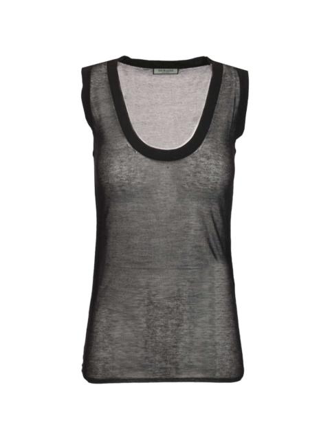 DURAZZI MILANO see through tank top