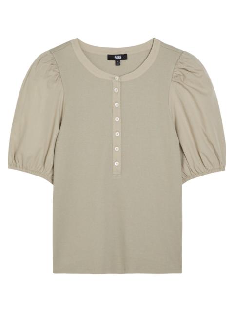 PAIGE Paige Brandy Stretch-cotton top