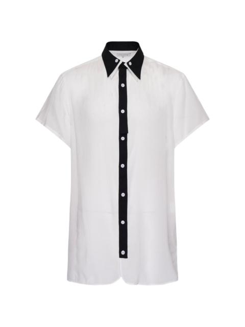 Yohji Yamamoto double-collar shirt