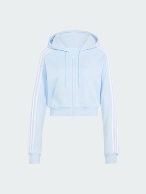 adidas Originals SHORT FRONT ZIP TRACK TOP