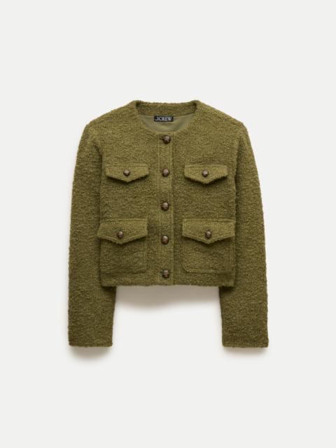 J.CREW Knit jacket in bouclé wool blend