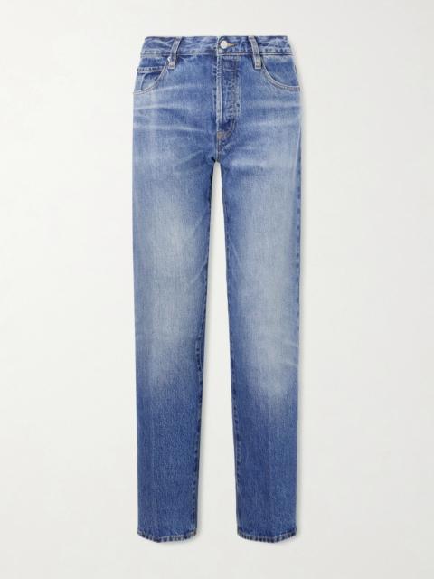 FRAME Essential Recycled Mid-rise Straight-leg Jeans