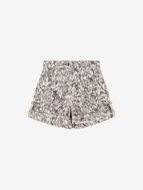 Isabel Marant Étoile KALOSCOE CARGO PRINTED SHORTS