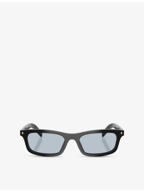 Prada PR D05S Rectangle-Frame Acetate Sunglasses