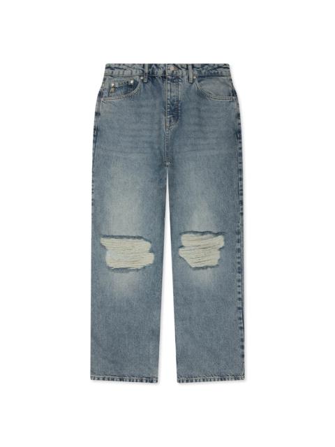 REPRESENT R3 BAGGY DENIM - MOSS BLUE