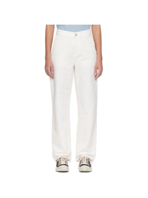 Carhartt White Pierce Trousers