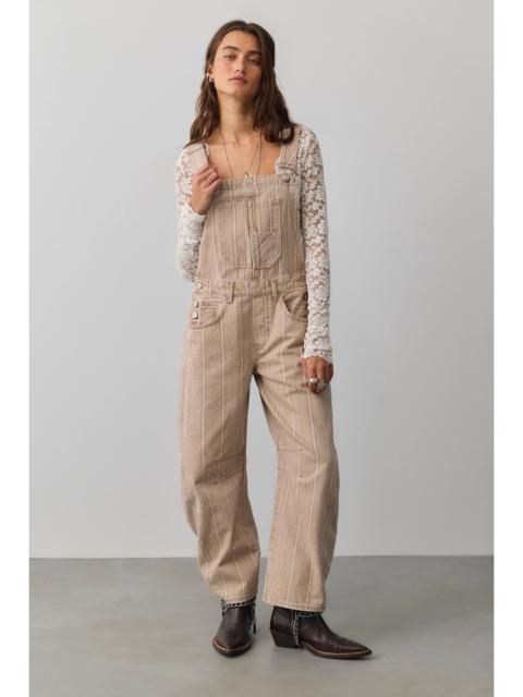 FREE PEOPLE We The Free Good Luck Printed Overalls