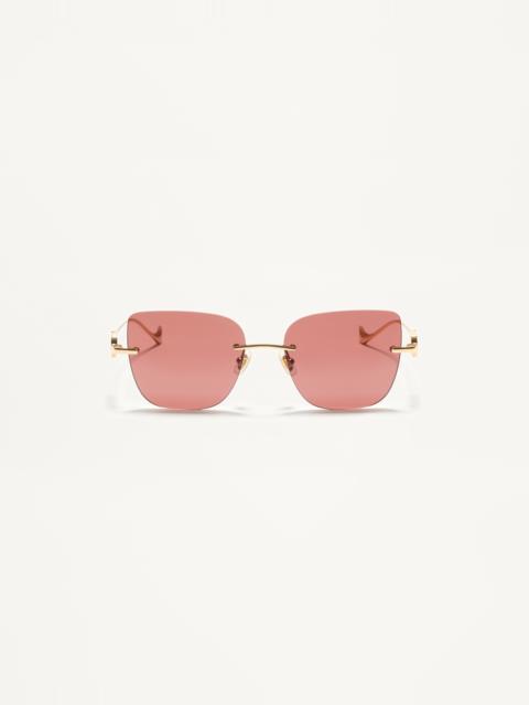 Valentino GEOMETRIC METAL GLASSES