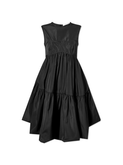 CECILIE BAHNSEN Cecilie Bahnsen Divya Recyced Faille Midi Dress