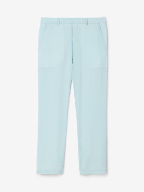 Burberry Monogram Motif Wool Tailored Trousers