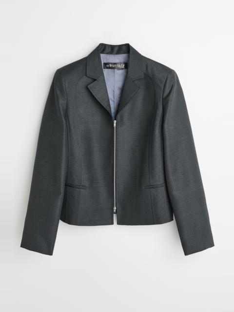 Min Blazer Grey Mnemonic Wool