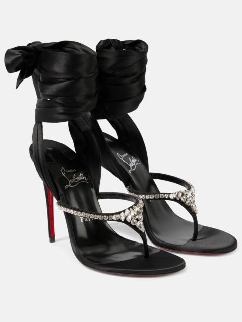 Christian Louboutin Just Queen Du Desert embellished sandals