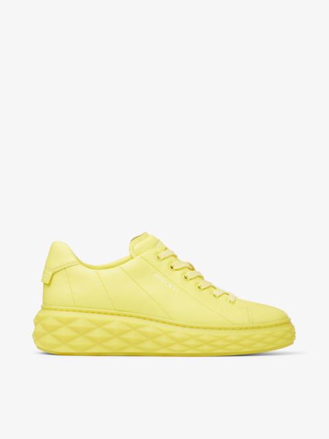 JIMMY CHOO Diamond Light Maxi/F
Soft Yellow Nappa Leather Low-Top Trainers with Platform Sole