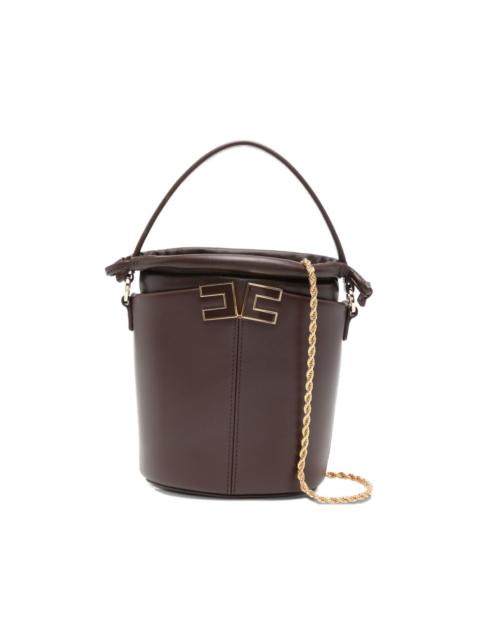 ELISABETTA FRANCHI logo-detail bucket bag