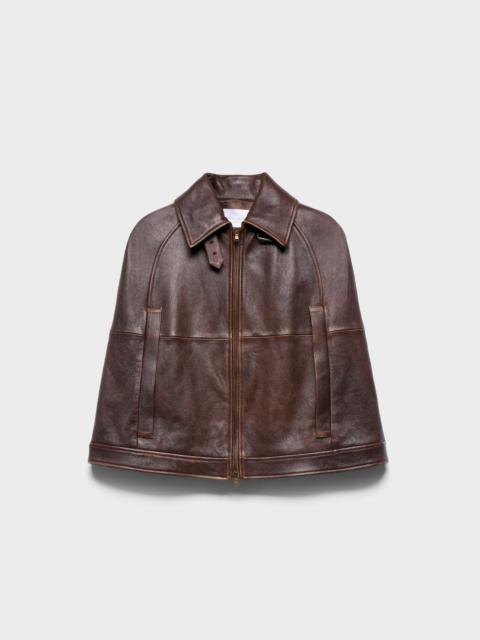 7 For All Mankind CAPE in Leather
