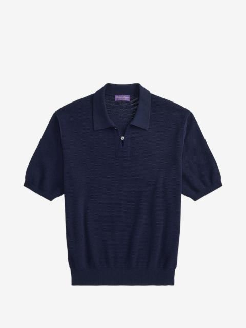 Ralph Lauren tuck-stitch polo shirt