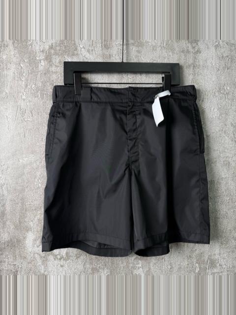 Prada Prada Triangle Logo Shorts