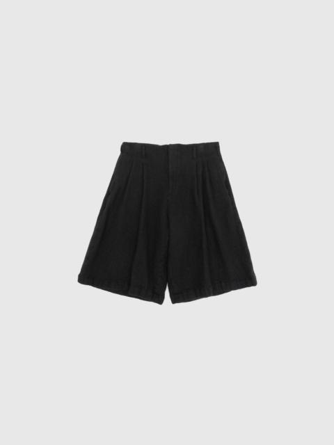 GARMENT TREATED MEDIUM TWEED SHORTS