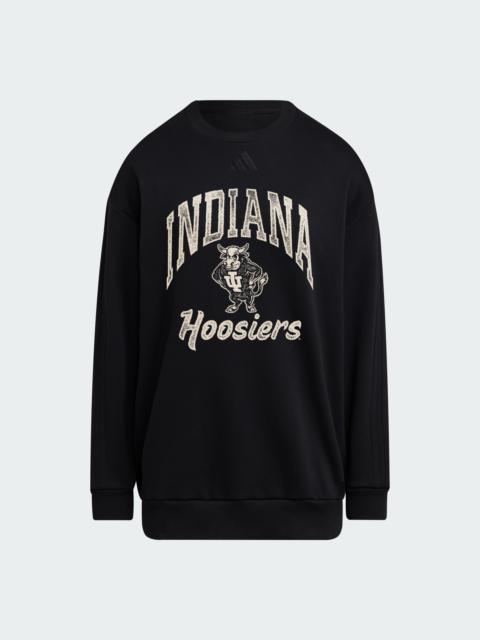 adidas Indiana Hoosiers Womens Crew Sweatshirt