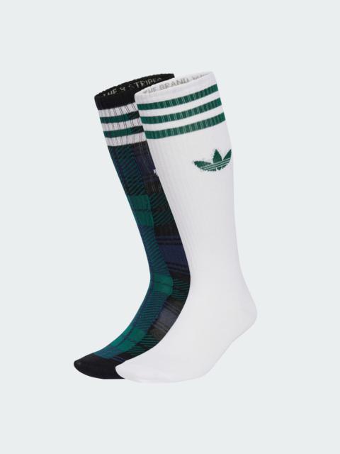 adidas Tartan Crew Socks 2 Pairs
