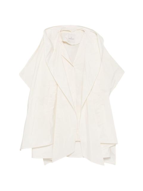 Moncler hooded cape