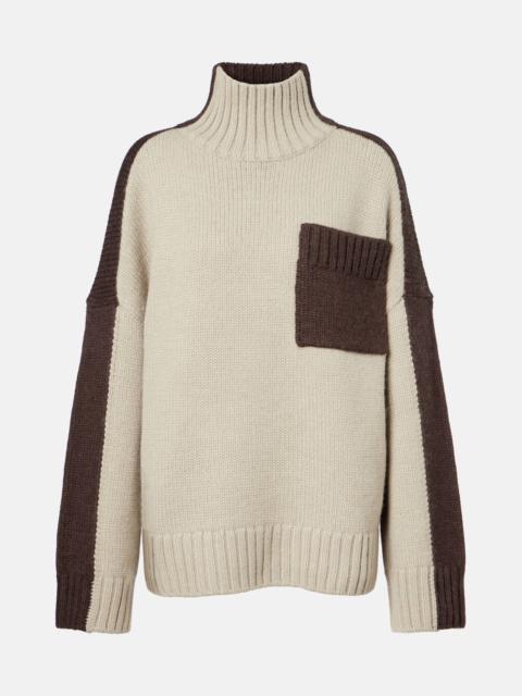 JW Anderson Wool and alpaca-blend turtleneck sweater